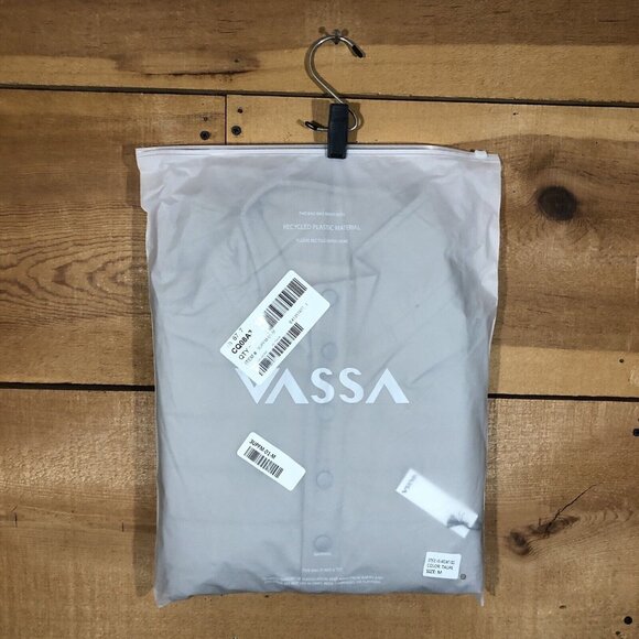 NEW Vassa Madrone 1/2 Snap Button Pullover Quilted Mens Size Medium Hiking Beige - Picture 2 of 14